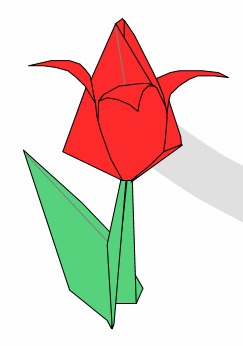 Martin s Origami  Tulip