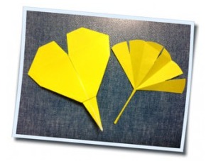 折り紙のいちょう【簡単な折り方と切り方を紹介】   ORIGAMI FUN【簡単な折り紙の折り方を探すならココ】